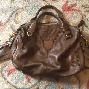 Rachel Nasvik BROWN leather purse “Phoebe”